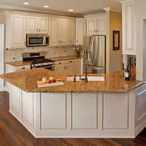 KUCU Foshan ตู้เก็บของประตูตู้ห้องครัว,เครื่องเชกเกอร์ PVC สีเทาสำหรับเกาะทันสมัย - Product Image 1