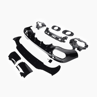 Difusor de Parachoques Trasero de Doble Salida Estilo AMG Negro ABS para Mercedes Benz Clase CLA CLA35 W118