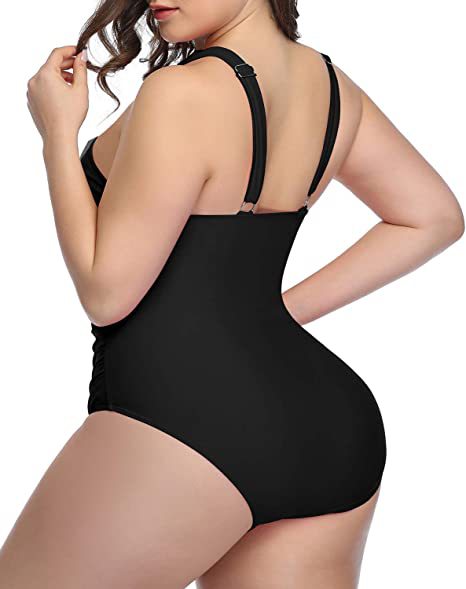 2022 new bikini one-piece swimsuit hot sexy deep V cross one-piece swimsuit Eco Friendly Recycled Nylon Swimwear