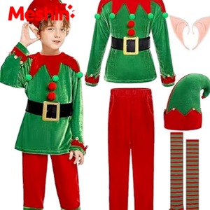 Costume de Père Noël pour enfants Meshin Price, en polyester, pour les fêtes, Noël, carnaval, en stock - Product Image 1