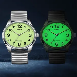 Di alta qualità nuovo Design elastico 41/32/28MM marca luminosa Waterpoof in acciaio inox quarzo orologio da polso per gli uomini e le donne