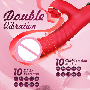 Vibrador de Conejo con Movimiento Arriba y Abajo, Estimulador de Punto G y Clítoris, Juguetes Sexuales para Adultos, Vibrador de Conejo con Movimiento Oscilante y de Empuje para la Masturbación Femenina - Product Image 2