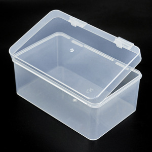 Cotton Swab <b>Box</b> Large Rectangular <b>Plastic</b> Storage Container With Lid For Household Stationery Organization - Product Image 2