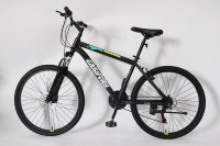 Vélo de montagne à cadre en acier de 26/29 pouces, 21 vitesses, frein à disque, VTT pour adultes, prix abordable, vente en gros d'usine