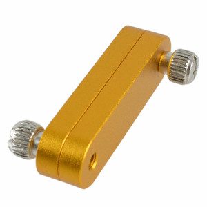 Adjustable Ruler Positioner Aluminum Alloy Yellow Steel Ruler Marking <b>Tool</b> Woodworking <b>Measuring</b> <b>Gauge</b> - Product Image 1