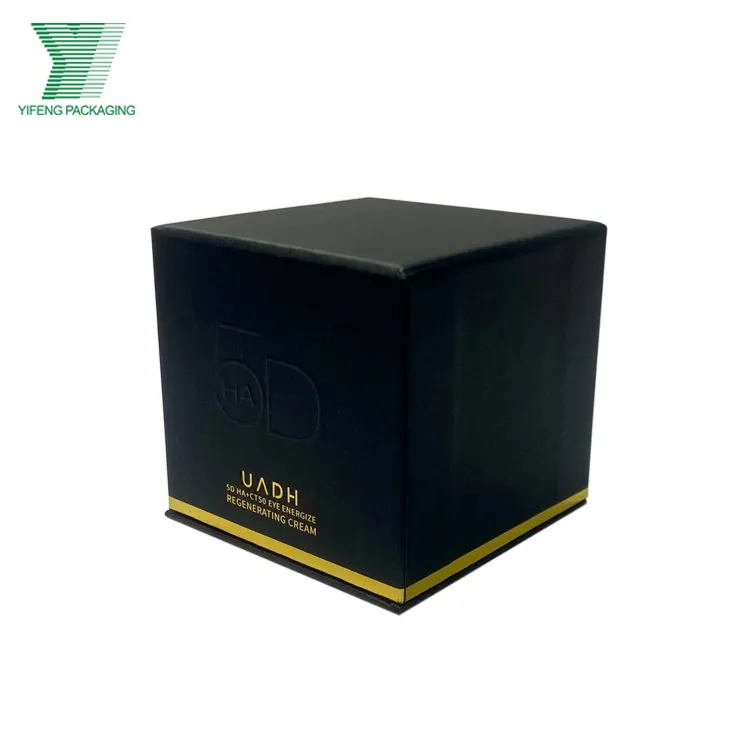 Black Custom Logo Luxury UV Print cosmetic Cardboard Woman Empty Essential Oil Premium Perfume Gift Box for perfume glass