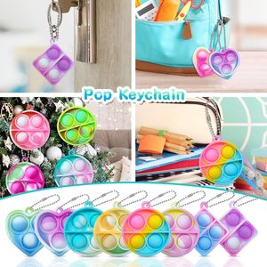 Lote de 30 Llaveros Pop Fidget, Mini Juguetes Antiestrés, Recuerdos para Fiestas Infantiles de 4 a 8 y de 8 a 12 Años, Pequeños Premios para el Aula - Product Image 5