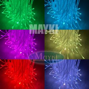 Tenda in Fibra Ottica Sensoriale per Terapia dell'Autismo e Bisogni Speciali, Cascata LED Multicolore, Attrezzatura Tattile - Product Image 4