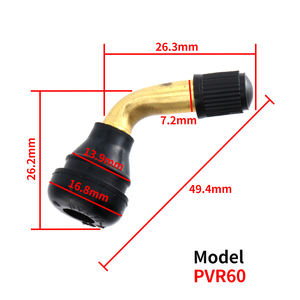 Prix usine 90 degrés PVR50 60 70 tiges de <span class=keywords><strong>Valve</strong></span> de <span class=keywords><strong>pneu</strong></span> en laiton nouvel accessoire de remplacement de <span class=keywords><strong>pneu</strong></span> plié Tubeless de moto professionnelle - Product Image 2