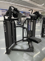 Appareil de musculation professionnel réglable pour exercices des bras, entraînement de force assis avec sélection de charge par broche, pour curls biceps et extensions triceps