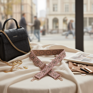 Accessori per Borse da Donna: Cinghia Regolabile in Tessuto Effetto Polvere Leggera, Stile alla Moda, 5 cm, per Borse da Donna con Design a Forcella Rotonda - Product Image 2