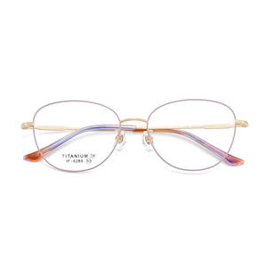 Gafas de titanio ovaladas Danyang 6289 para mujer, lentes acrílicas ligeras, puente nasal estándar, primavera-verano - Product Image 2