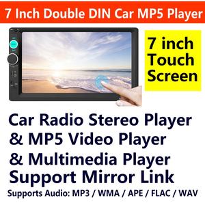 2024 Top vente en <span class=keywords><strong>RU</strong></span> MX Double 2 DIN 7 "pouces 7010B écran tactile Avto autoradio MP5 USB/TF/AUX lecteur pour voiture avec caméra arrière - Product Image 3