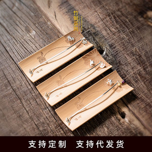 Oogishido Bamboo <b>Tea</b> Scoop Flat Shape Eco Friendly <b>Tea</b> Pick For Kung Fu <b>Tea</b> <b>Set</b> Accessories - Product Image 5