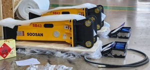 SB43 para martillo hidráulico tipo caja para excavadoras de 6-9 toneladas, origen Shandong, cuerpo principal, cincel, motor, bomba, cojinete - Product Image 4