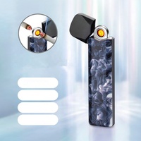 Briquets électriques Encendedores sans flamme populaires Type-C Mini briquet de tuyau de charge pour femme