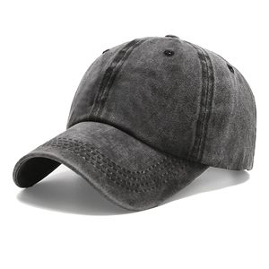 Casquette de baseball en coton lavé, personnalisable, style vintage vieilli, casquette de papa unie, casquettes de soleil en maille vierges, unisexe, pour hommes et femmes, casquettes de camionneur - Product Image 1