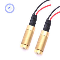 High Power 50mw 532nm Green Dot Focusable Laser Module 3-5v DC