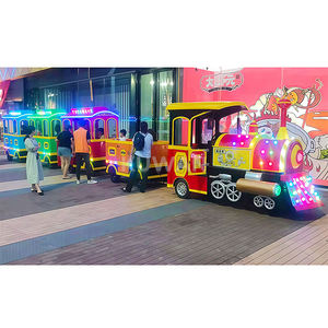 Juego <span class=keywords><strong>de</strong></span> <span class=keywords><strong>tren</strong></span> eléctrico grande personalizado para adultos, vagón <span class=keywords><strong>de</strong></span> <span class=keywords><strong>Tren</strong></span> Eléctrico estilo locomotora para parque <span class=keywords><strong>de</strong></span> atracciones y atracción turística - Product Image 5