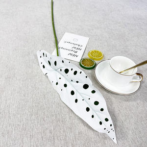 LO-585 Hojas Artificiales de Alocasia, Caladium y <span class=keywords><strong>Begonia</strong></span> al por Mayor, Tallo Único, Follaje Artificial para Decoración del Hogar y Jardín - Product Image 4