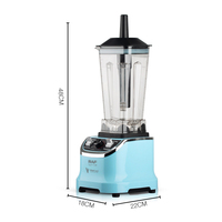 Mixeur Électrique Domestique RAF R.2800 2-en-1 : Préparateur de Smoothies et Broyeur à Sec avec Bol Léger et Durable pour Usage Domestique