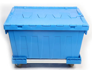 Хит продаж, большие сверхпрочные, пригодные для переработки пластиковые контейнеры, промышленные контейнеры для хранения, складские перевозки - Product Image 2