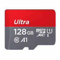 Carte SD Ultra Micro Mini en plastique 64 Go/128 Go/256 Go A1 C10 U1 150 Mo/s pour téléphones/tablettes Android, garantie 10 ans, large plage de températures