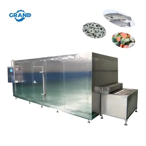 Fast Tunnel Blast Chiller Small Quick Freezer/iqf Individual Quick Freezer Tunnel Fast Freezing Machine