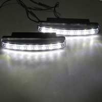 Lampe de travail LED 6 pouces 8W, lumière DRL, étanche IP65, 12-48V, lampe de conduite auxiliaire, feux de jour pour véhicule