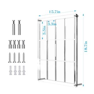 Rõ ràng Acrylic phân loại chủ thẻ hiển thị bảng Top khung đứng sưu tầm thẻ bóng chày Showcase hiển thị cho lớp thẻ slab - Product Image 2