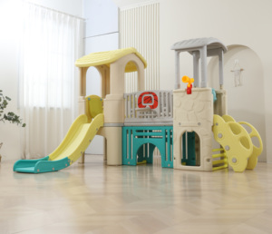 Parco giochi al coperto Set <span class=keywords><strong>per</strong></span> bambini Slide <span class=keywords><strong>altalena</strong></span> con canestro da basket e telescopio spazio di stoccaggio Tunnel giocattoli <span class=keywords><strong>per</strong></span> uso parco - Product Image 6