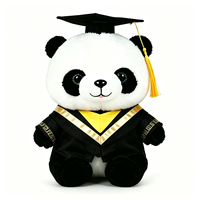 Peluche Panda Personnalisée pour la Remise des Diplômes, Jouet en Peluche Animal Panda Pas Cher, Vente en Gros de Peluches Panda pour la Remise des Diplômes