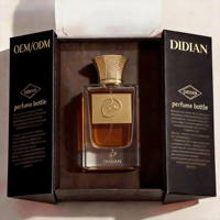 Flacons de parfum vintage en verre épais transparent de style arabe 100ml 30ml 50ml Flacons de parfum personnalisés et emballages de luxe