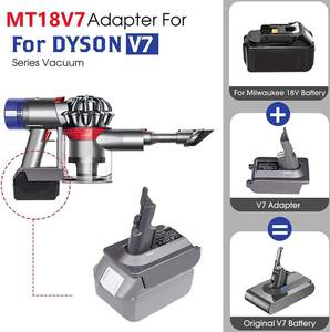 Adaptateur de batterie adapté à la batterie Makitas <span class=keywords><strong>18V</strong></span> Lithiun ion Convertir en batterie pour <span class=keywords><strong>aspirateur</strong></span> V7 Dyson - Product Image 6