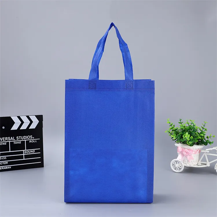 Biodegradable Reusable Non Woven Gift Shopping Bag Non-woven Fabric PP Foldable Handle Bag