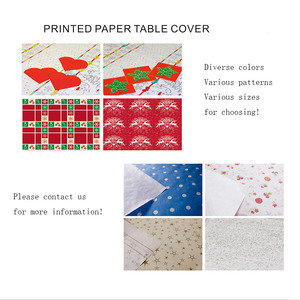 Nappe de <span class=keywords><strong>table</strong></span> rectangulaire jetable en <span class=keywords><strong>papier</strong></span>, 3 couches, écologique, pour mariage et fête - Product Image 3