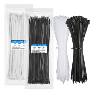 12 Inch 4.8x300mm Multi-purpose Cable Ties Anti-slip Self-locking Nylon Zip Tie Wire Supplier High-quality Low Price OEM Factory