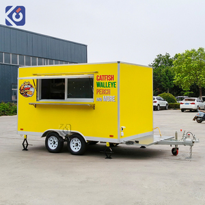 CAMPTRL Rimorchio per Alimenti, Bar Mobile, Rimorchio per Catering, Food Truck Personalizzato Approvato DOT, Carretto per BBQ e Caffè, Cucina Mobile - Product Image 1