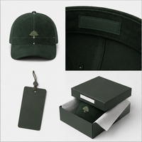 Gorra de Béisbol Premium OEM de 6 Paneles, Estilo Country Club Deportivo, de Poliéster 100% con Tacto de Gamuza Sintética, Diseño Minimalista de Lujo y Alto Rendimiento, Tonal