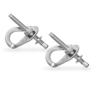 Metric Steel Eye <b>Screws</b> Threaded Fasteners with Loop End for Hardware Mounting - Product Image 1