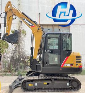 รถขุดมือสองคุณภาพสูง Sany 55C ของแท้จากจีน สภาพดี รถขุดขนาดเล็กมือสอง Sany 55 เครื่องยนต์ทรงพลัง ราคาถูก - Product Image 1