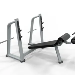 Handels gym ausrüstung steigung workout rückgang flache einstellbare gewicht hantel bank