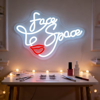Lèvres rouges sexy, enseigne au néon personnalisée, lumière murale LED, étanche IP67, silicone, extérieur, esthétique, maquillage, salon de beauté, spa pour les ongles