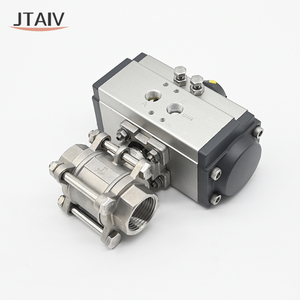 Válvula de Bola de 2 Vías JTAIV DN15-DN100 de Acero Inoxidable 304/316 de 3 Piezas con Rosca OEM de Grado Alimenticio - Product Image 4