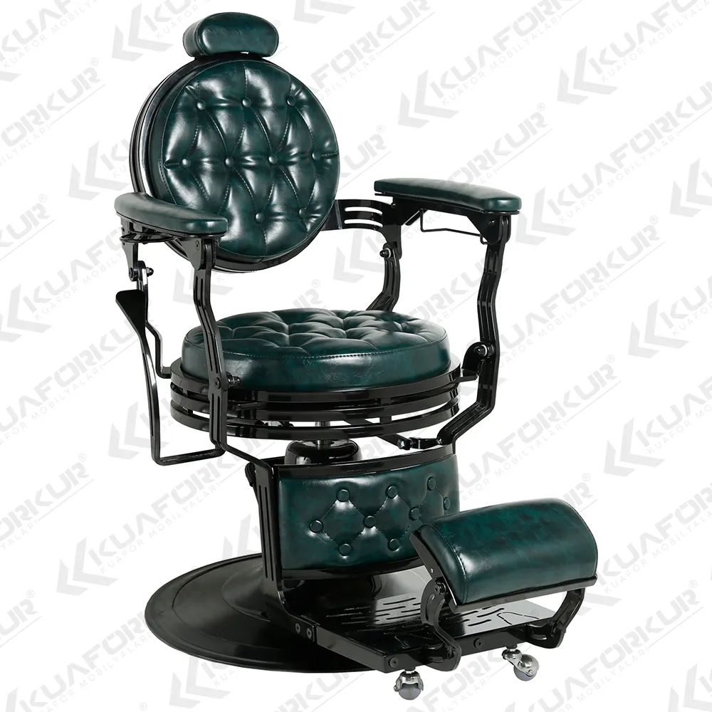 Venta caliente muebles de peluquería Silla de peluquero Silla de salón moderna peluquero reclinable bomba hidráulica fábrica directamente hierro negro