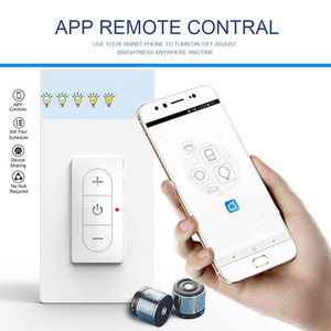 Interrupteur mural intelligent WiFi LEDEAST SDS118 Tuya, taille US, commande vocale avec bouton, compatible avec Alexa et <span class=keywords><strong>Google</strong></span> <span class=keywords><strong>Home</strong></span> - Product Image 5