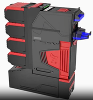 Distributeur automatique de lavage de voitures en libre-service 24h/24, fonctionnant par billets de banque, manuel, haute capacité, acceptant les billets de différentes coupures