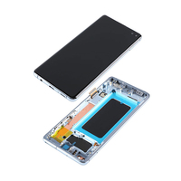 Écran LCD de téléphone portable de qualité originale avec cadre pour Samsung Galaxy S10 Plus complet