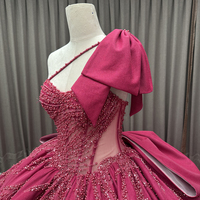 Vestido de Quinceañera, Vestidos de 15 Años, Vestido de Princesa con Volantes y Lazos, Mcd01