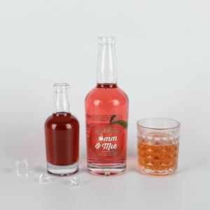 Nuevos Productos en Oferta, Venta al por Mayor de Botellas de Vidrio Transparente Redondas de 50 ml, 500 ml y 750 ml para Licores, Whisky, Aperitivos y Bebidas Espirituosas de Tennessee - Product Image 6